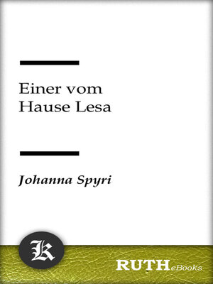 cover image of Einer vom Hause Lesa